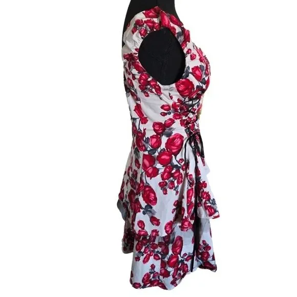 Hearts & Roses Ruffle Tiered Dress Curset Tie - Picture 9 of 13